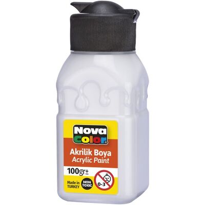 NOVA COLOR AKRİLİK BOYA 100 GR BEYAZ