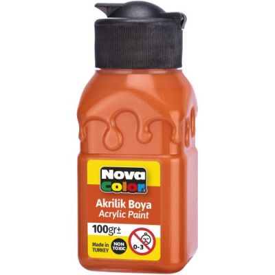 NOVACOLOR AKRİLİK BOYA 100 GR TURUNCU
