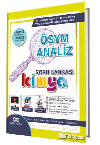 ORBİTAL YKS ÖSYM ANALİZ KİMYA SORU BANKASI