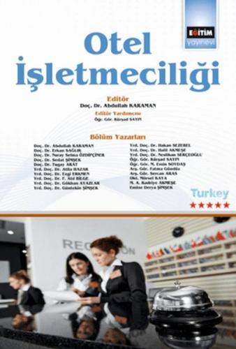 Otel İşletmeciliği Otel İşletmeciliği