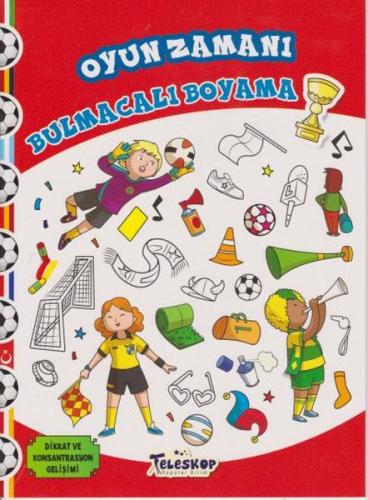 Oyun Zamanı Bulmacalı Boyama