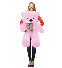 ÖZGÜNER OYUNCAK PELUŞ PAPYONLU AYICIK 100CM 3 RENK ----