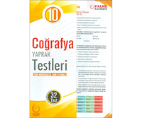 Palme 10.Sınıf Coğrafya Yaprak Test (Yeni)
