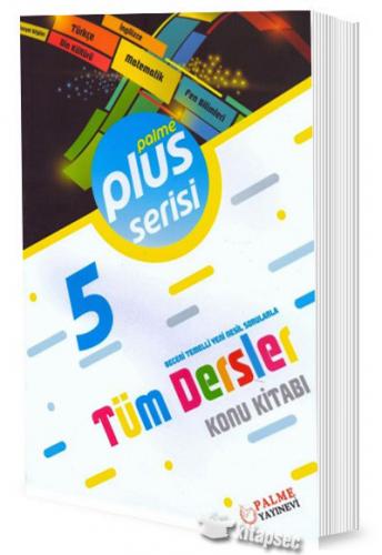 Palme Yayınları 5. Sınıf Tüm Dersler Plus Serisi Konu Kitabı