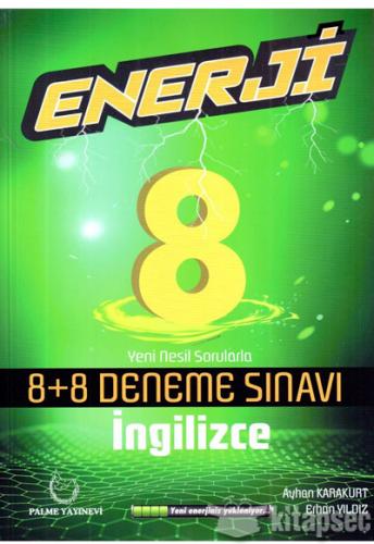 PALME 8.SINIF İNGİLİZCE ENERJİ 8+8 DENEME