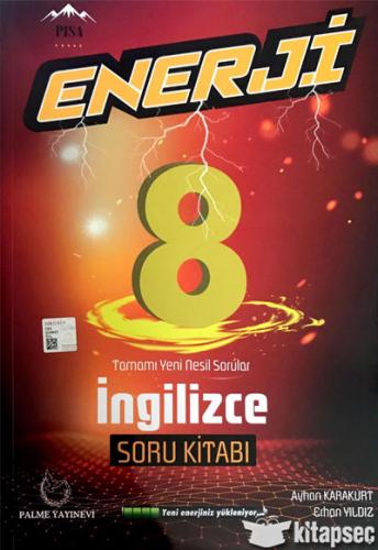 PALME 8.SINIF İNGİLİZCE ENERJİ SORU BANKASI