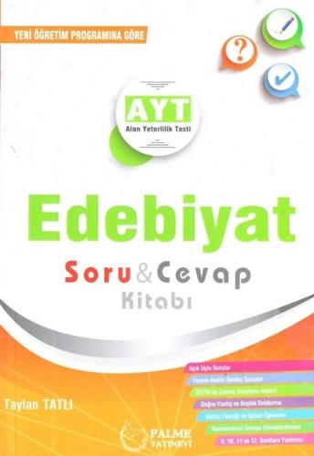 Palme Ayt Edebiyat Soru & Cevap Kitabı
