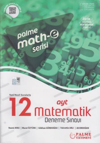 PALME MATH-E SERİSİ AYT MATEMATİK 12apos;Lİ DENEME