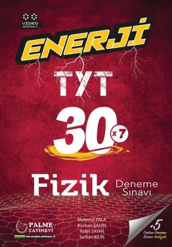 Palme Yayınları TYT Fizik Enerji 30 Deneme Sınavı