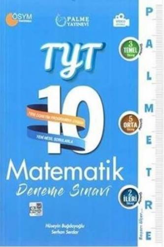 Palme Yayınları TYT Matematik Palmetre 10 Deneme Video Çözümlü