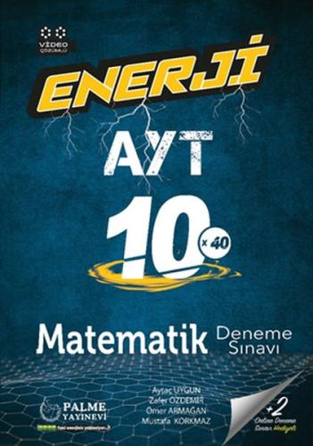 Palme 2022 AYT Matematik Enerji 10 Deneme Sınavı Video Çözümlü