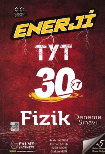 Palme Yayınları TYT Fizik Enerji 30 Deneme Sınavı