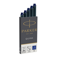 PARKER QUINK KARTUŞ 5'Lİ UZUN MAVİ (S0116240) ---* KAMPANYA *