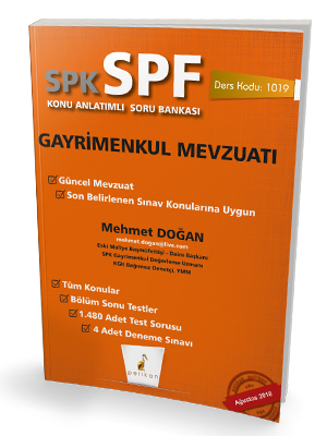SPK-SPF Gayrimenkul Mevzuatı Konu Anlatımlı Soru Bankası