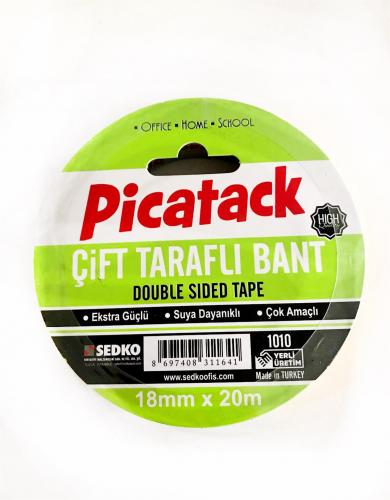 PICATACK ÇİFT TARAFLI BANT 18MMX20MY