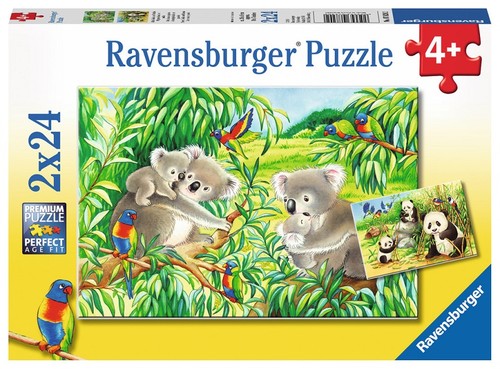 RAVENSBURGER 078202 KOALAS PANDAS PUZZLE