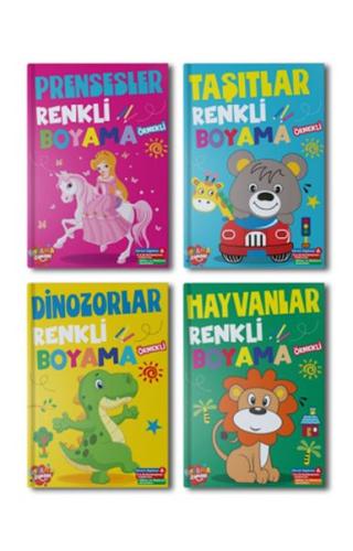 Renkli Boyama 10 set+1 Set (44 Kitap)