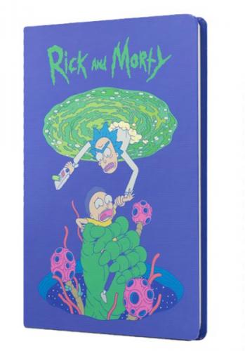 Rick And Morty Sert Kapak Butik Defter Mor