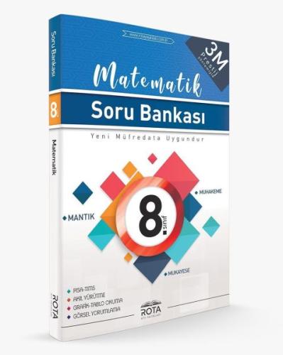 Rota 8.Sınıf Matematik Soru Bankası 3M Prestij(Yeni)