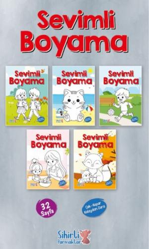 Sevimli Boyama 5 Çeşit 25'li Paket