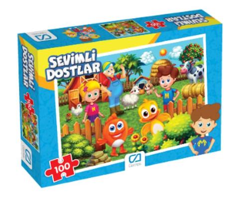 Sevimli Dostlar Puzzle 100