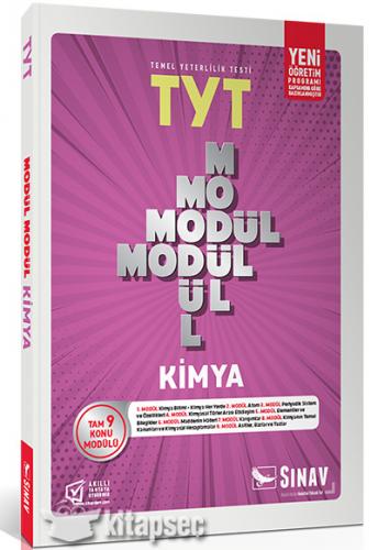 SINAV TYT KİMYA MODÜL MODÜL KONU ANLATIM