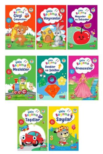 Şirin Boyama Serisi 8 Çeşit (160 Kitap) Şirin Boyama Serisi 8 Çeşit (160 Kitap)