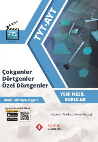 Sonuç TYT-AYT Çokgenler Dörtgenler Özel Dörtgenler Kazanım Merkezli Soru Kitapçığı (Yeni)