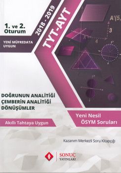 Sonuç TYT-AYT Doğrunun Analitiği Dönüşümler Çemberin Analitiği (Yeni)