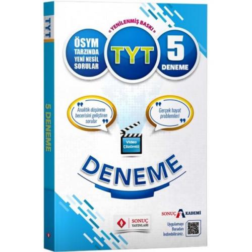 Sonuç Yayınları TYT Genel 5 Li Deneme 2021-2022