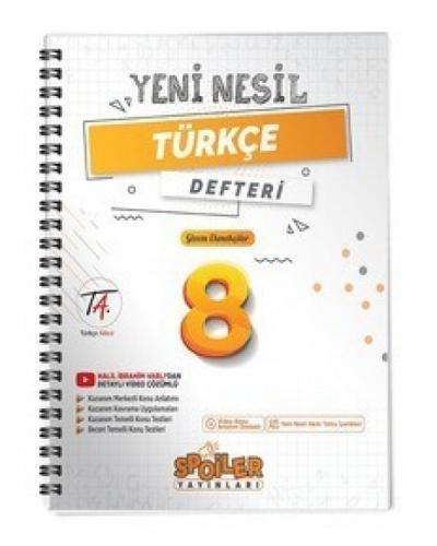 SPOİLER 8.SINIF TÜRKÇE AKILLI DEFTER