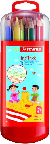 STABİLO TRİO KALIN ZEBRUİ 15apos;Lİ KALEM