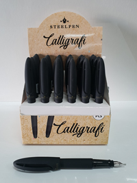 STEELPEN 4564 CALLIGRAFI SERİSİ DOLMA KALEM SİYAH 24 LÜ STAND *EK KAMPANYA* (tek ürün gönderilecektir, fotoğraf temsilidir)