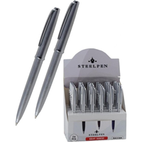 STEELPEN 662 KROM TÜKENMEZ KALEM 48 Lİ STAND *EK KAMPANYA* (tek ürün gönderilecektir, fotoğraf temsilidir)