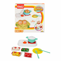 SUNMAN CRAFY HAMUR SET SEVİMLİ MUTFAK 4 RENKx 50gr 10 PARÇA