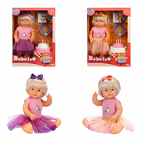 SUNMAN DOLLZ'N MORE BEBELOU DOĞUM GÜNÜ BEBEK 40 CM 2 ASORTİ (tek ürün gönderilecektir, fotoğraf temsilidir)