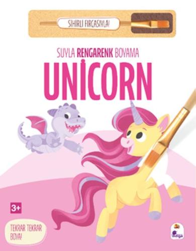 Suyla Rengarenk Boyama - Unicorn (Sihirli Fırçasıyla)