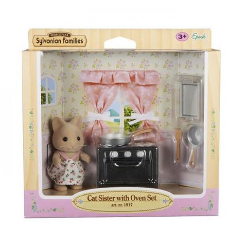 SYLVANIAN ESE5140 KEDI KIZ KARDES VE FIRIN