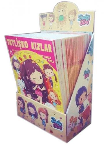 Tatlişko Kızlar - Çiçek Kızlar Boyama Kitabı Standı (20+20)