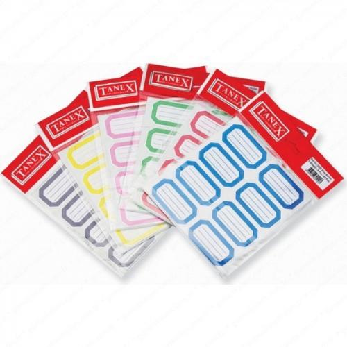 TANEX OKUL ETİKETİ MAVİ