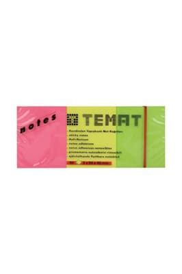 TEMAT NOT KAĞIDI 3*50*40 KARIŞIK