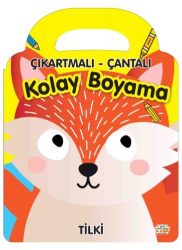 Tilki - Çıkartmalı-Çantalı Kolay Boyama