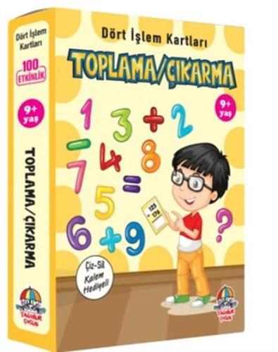 Toplama Çıkarma Dört İşlem Kartları 9 Yaş Cep Boy