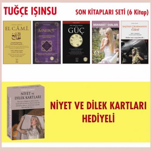 Tuğçe Işınsu Son Kitapları Seti (5 Kitap - Niyet ve Dilek Kartları Hed