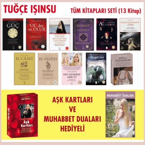 Tuğçe Işınsu Tüm Kitapları Seti (11 Kitap - Aşk Kartları ve Muhabbet D