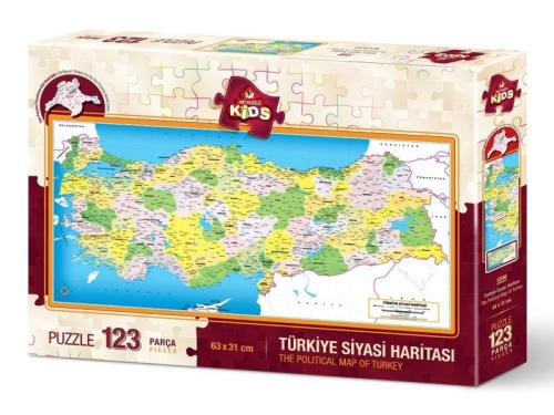 Art Puzzle 123 Parça Türkiye Siyasi Harita Art Puzzle 123 Parça Türkiye Siyasi Harita