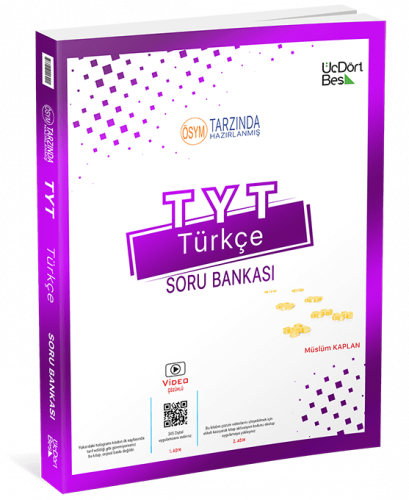 Üç Dört Beş 2022 TYT Türkçe Soru Bankası