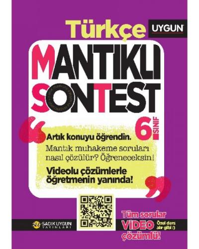 UYGUN 6.SINIF TÜRKÇE MANTIKLI SON TEST