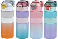 VAGON LIFE 600 ml.ÖLÇEKLİ PİPETLİ MATARA KAPAKLARI 2 BORDO / 1 YEŞİL / 1 PEMBE *EK KAMPANYA* (tek ürün gönderilecektir, fotoğraf temsilidir)