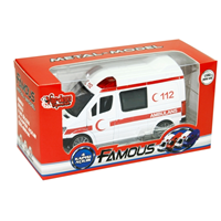 VARDEM KUTULU ÇEKBIRAK 1:30 AMBULANS,POLİS,JANDARMA,İTFAİYE 4 ASORTİ (IŞIK SES)